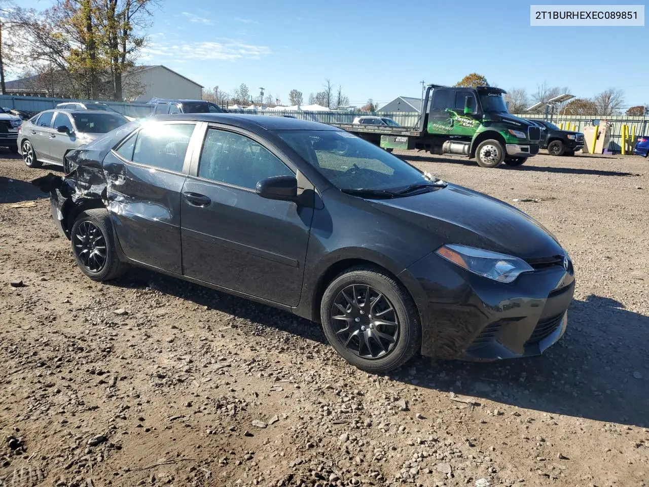 2T1BURHEXEC089851 2014 Toyota Corolla L
