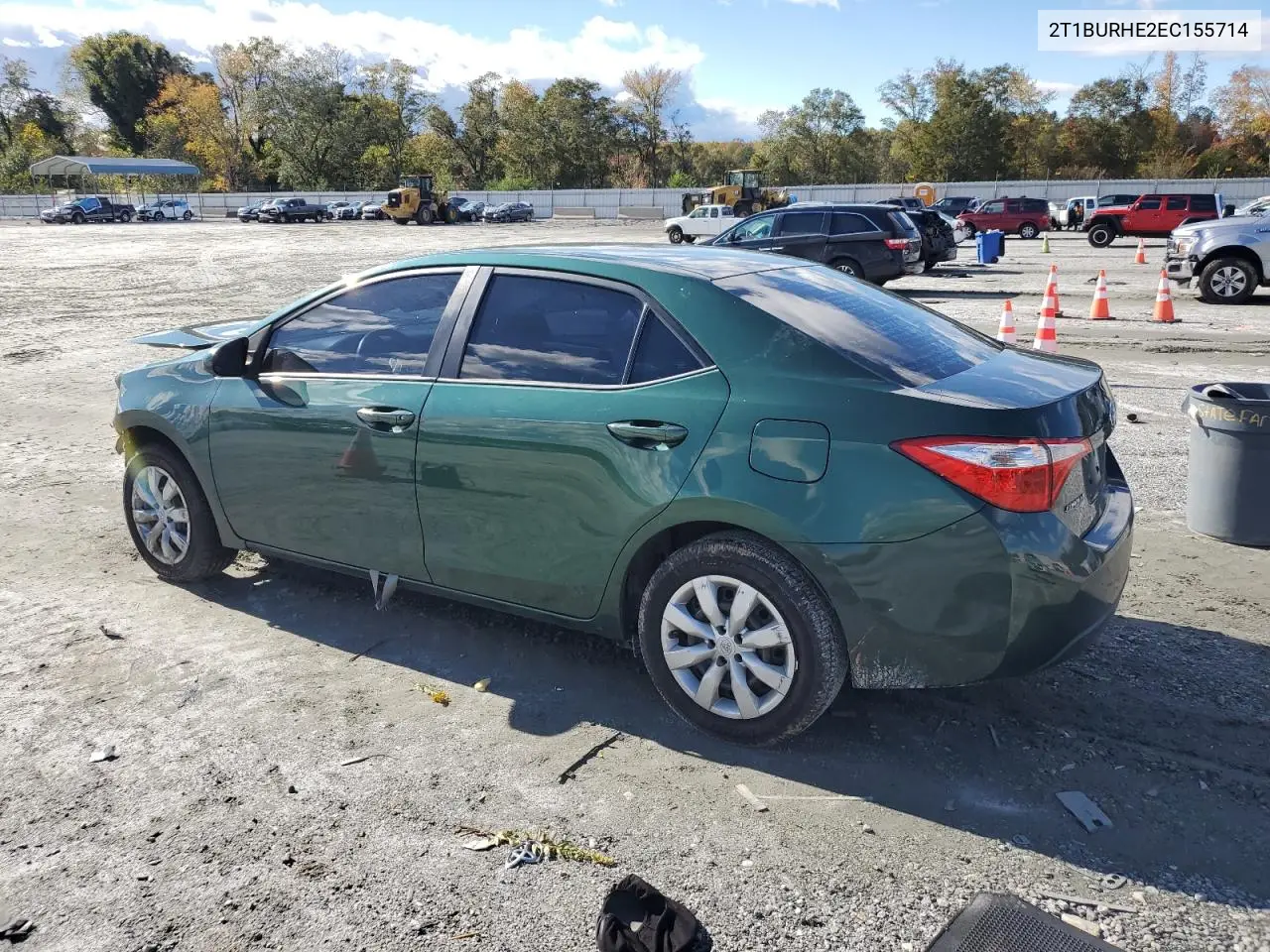 2T1BURHE2EC155714 2014 Toyota Corolla L