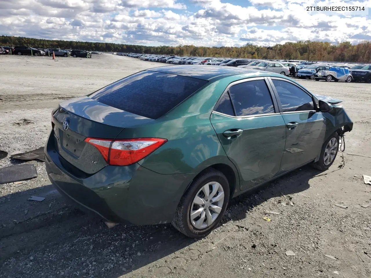 2T1BURHE2EC155714 2014 Toyota Corolla L