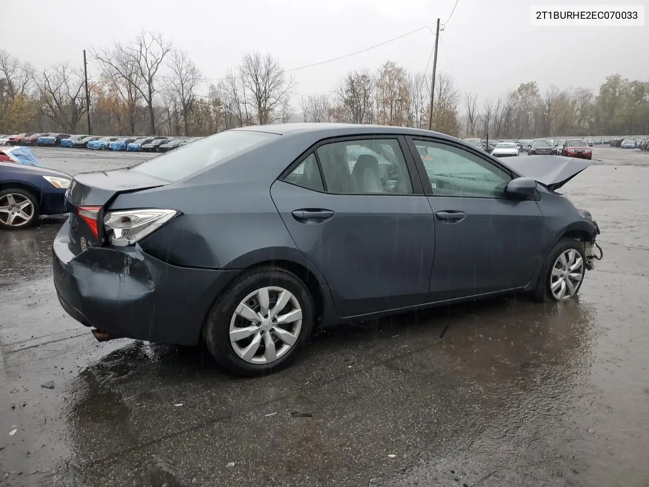2T1BURHE2EC070033 2014 Toyota Corolla L