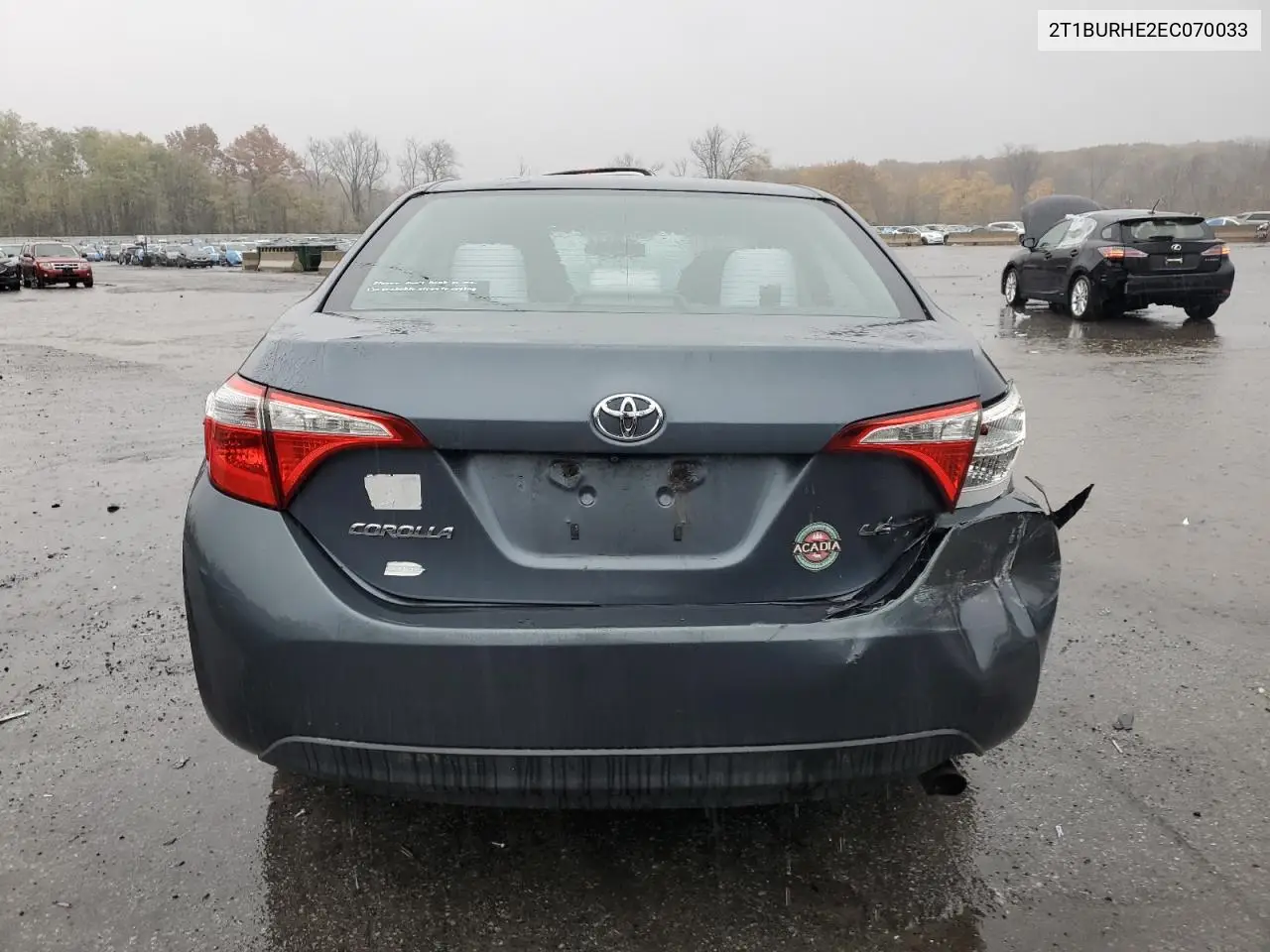 2T1BURHE2EC070033 2014 Toyota Corolla L