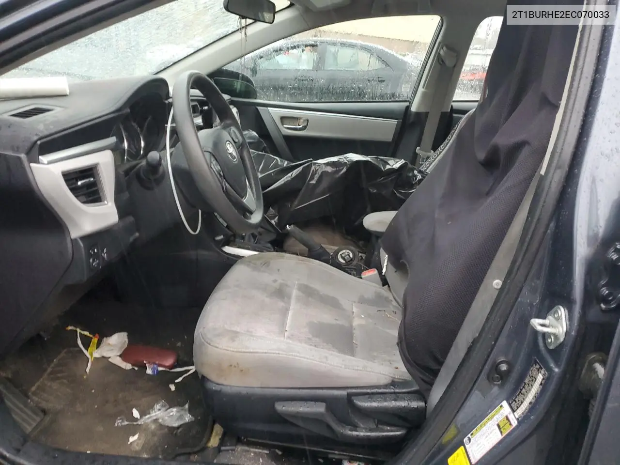 2T1BURHE2EC070033 2014 Toyota Corolla L