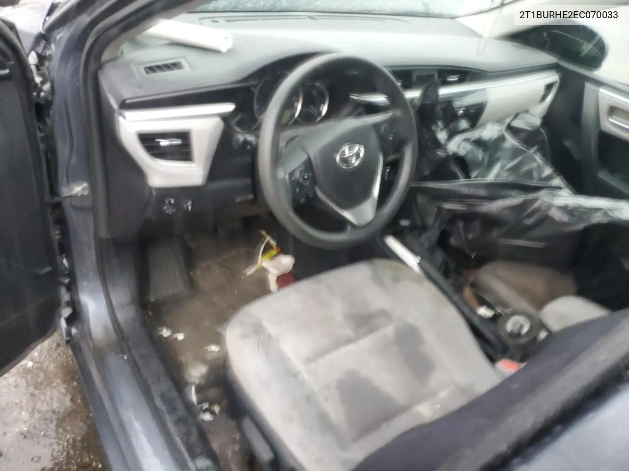 2T1BURHE2EC070033 2014 Toyota Corolla L