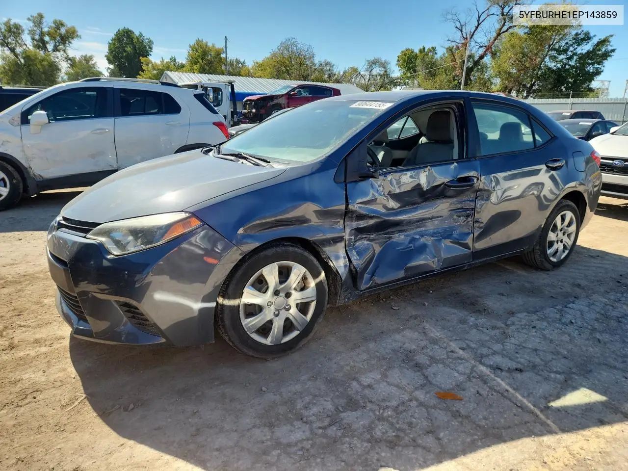 5YFBURHE1EP143859 2014 Toyota Corolla L