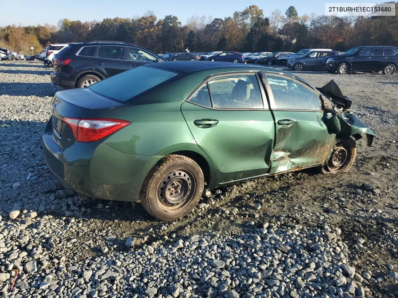 2T1BURHE1EC153680 2014 Toyota Corolla L