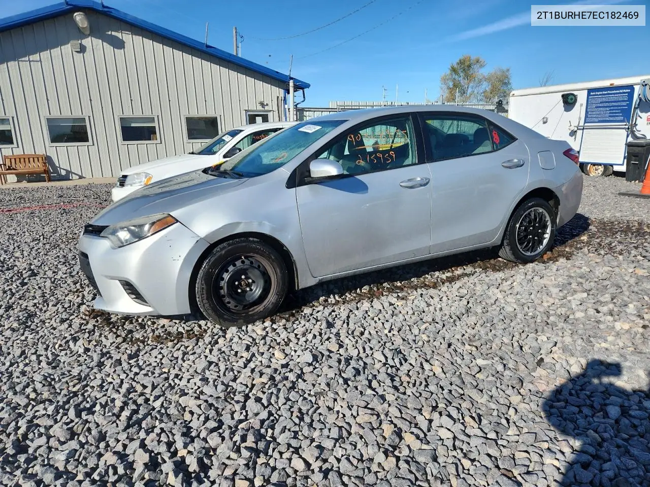 2T1BURHE7EC182469 2014 Toyota Corolla L