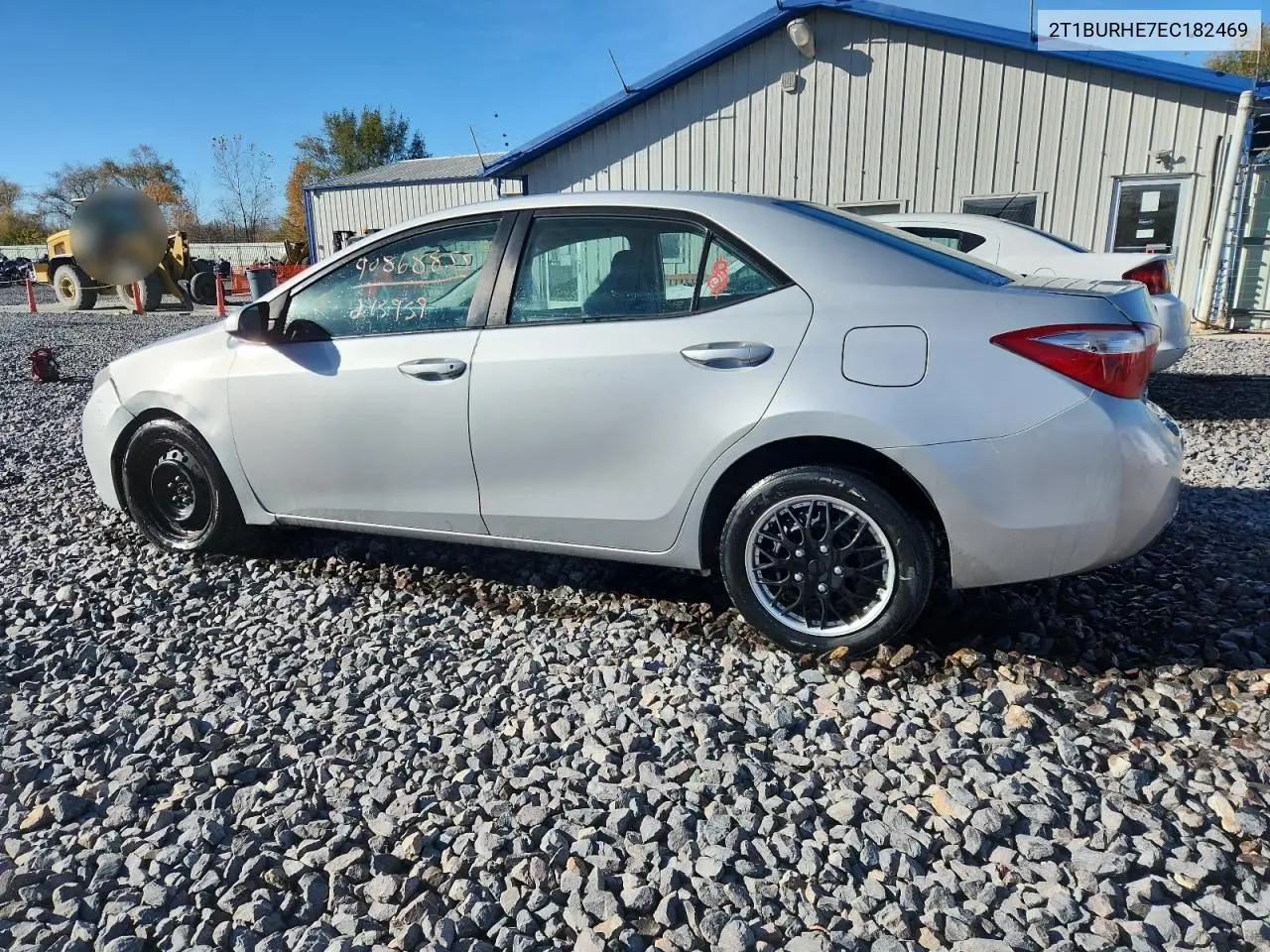 2T1BURHE7EC182469 2014 Toyota Corolla L