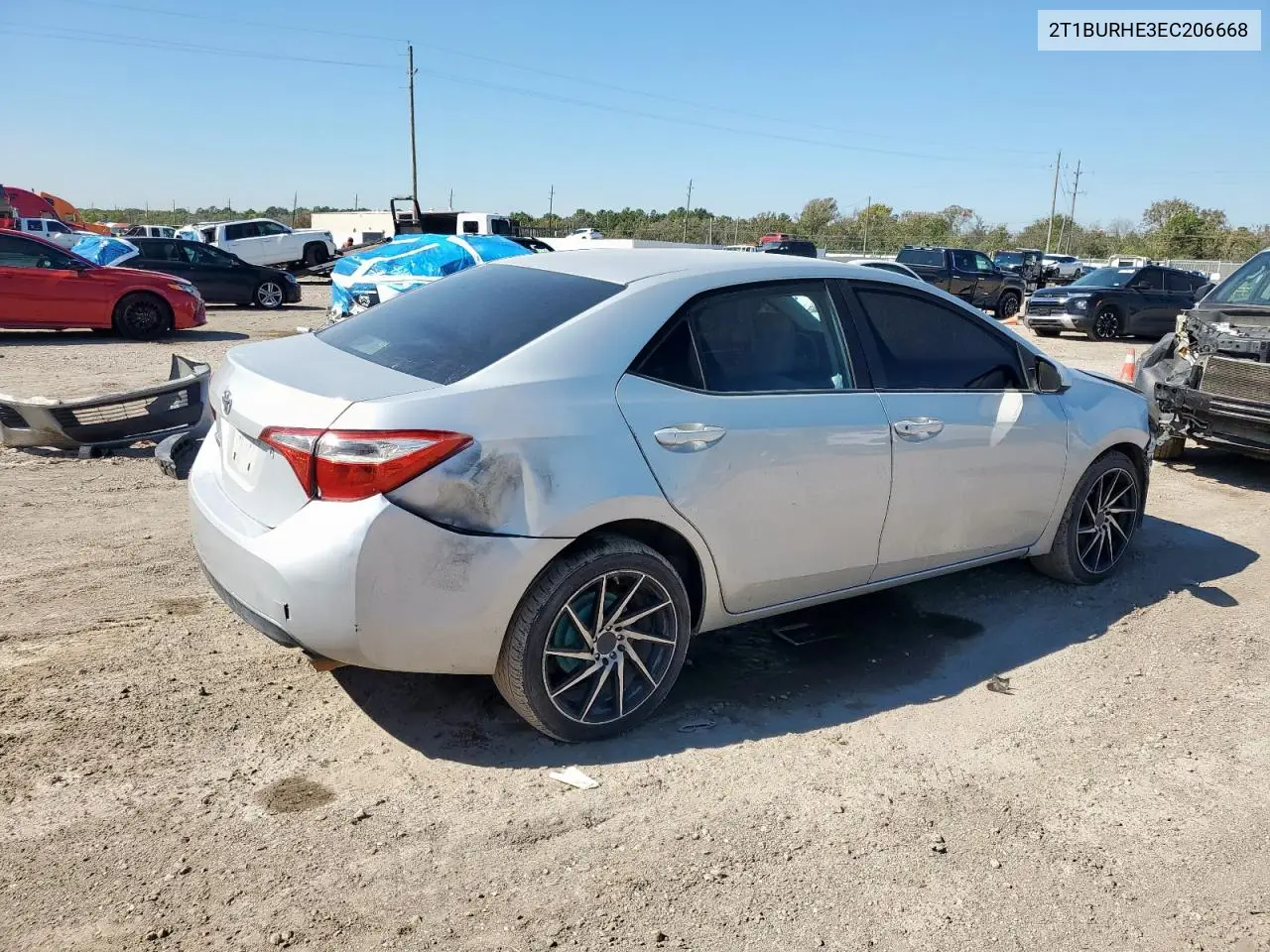 2T1BURHE3EC206668 2014 Toyota Corolla L