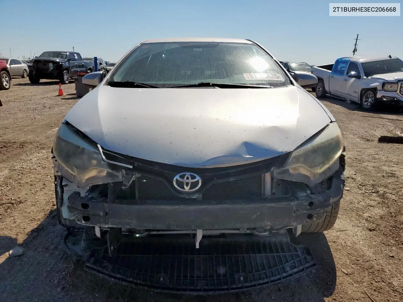 2T1BURHE3EC206668 2014 Toyota Corolla L