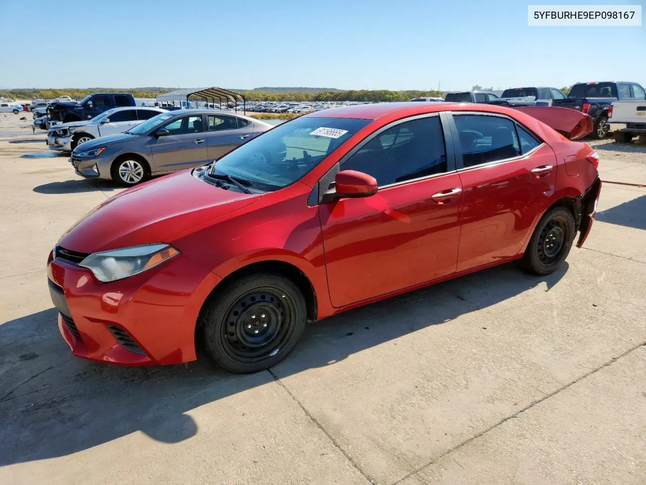 5YFBURHE9EP098167 2014 Toyota Corolla L