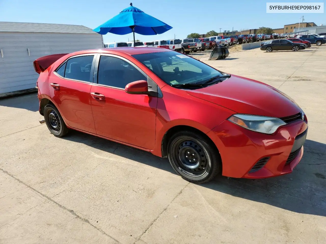 5YFBURHE9EP098167 2014 Toyota Corolla L