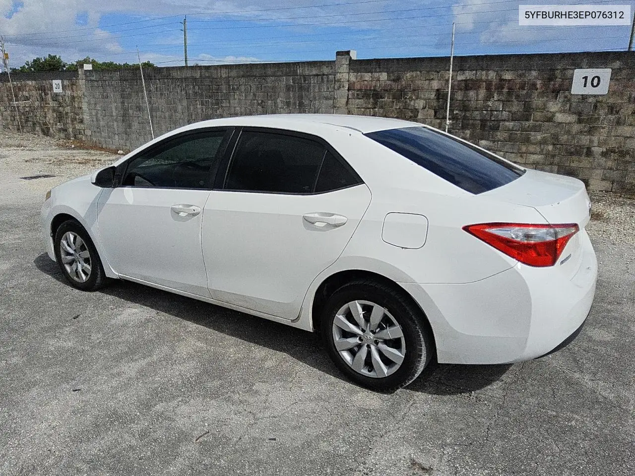5YFBURHE3EP076312 2014 Toyota Corolla L