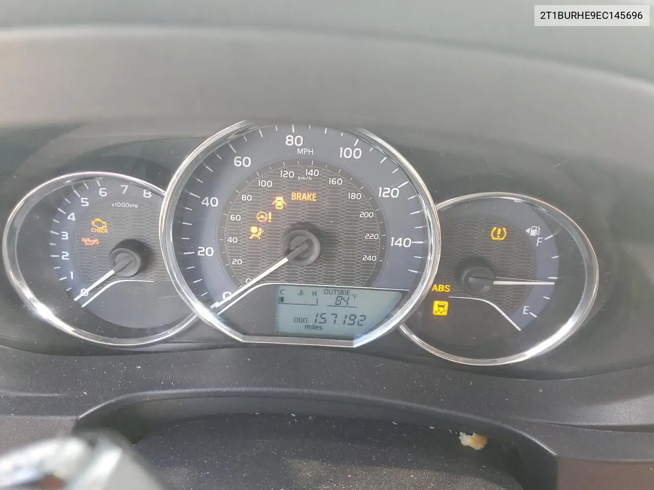2T1BURHE9EC145696 2014 Toyota Corolla L