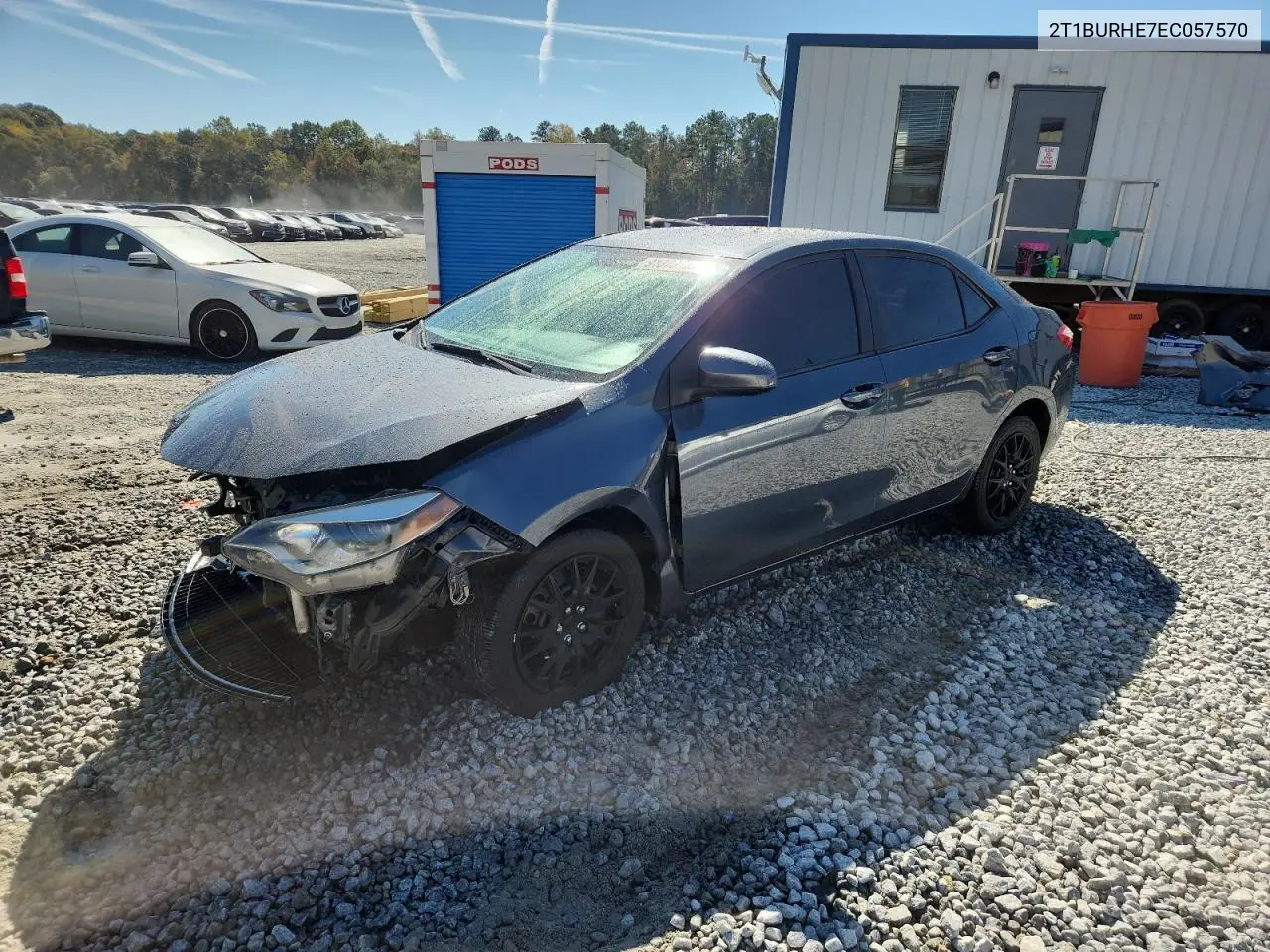 2T1BURHE7EC057570 2014 Toyota Corolla L
