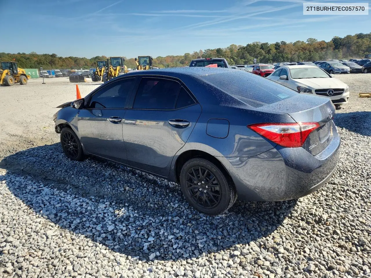 2T1BURHE7EC057570 2014 Toyota Corolla L