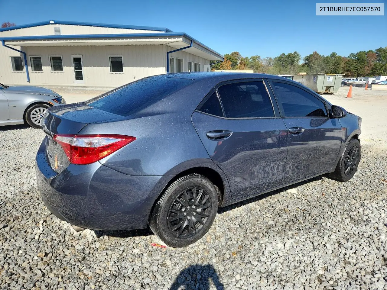 2T1BURHE7EC057570 2014 Toyota Corolla L