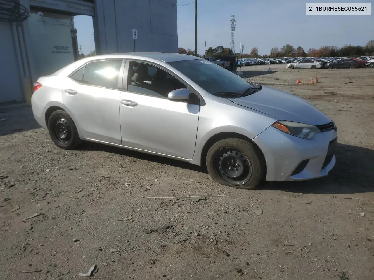 2T1BURHE5EC065621 2014 Toyota Corolla L