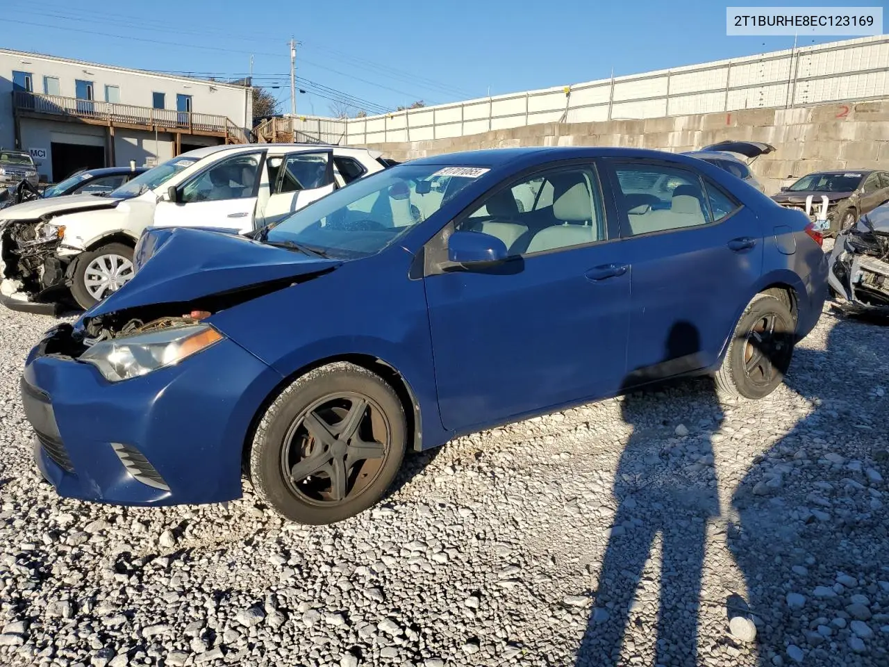 2T1BURHE8EC123169 2014 Toyota Corolla L