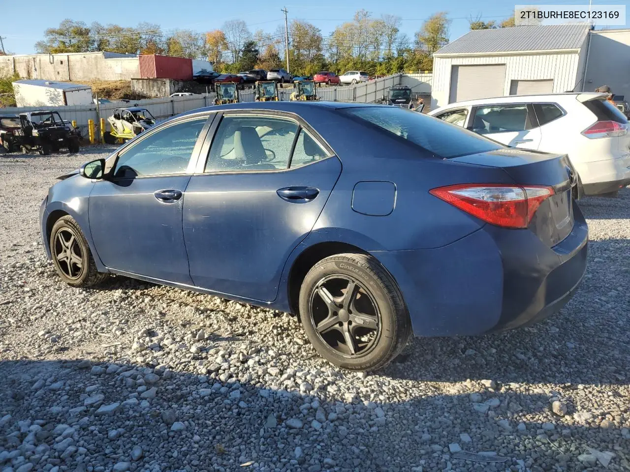 2T1BURHE8EC123169 2014 Toyota Corolla L