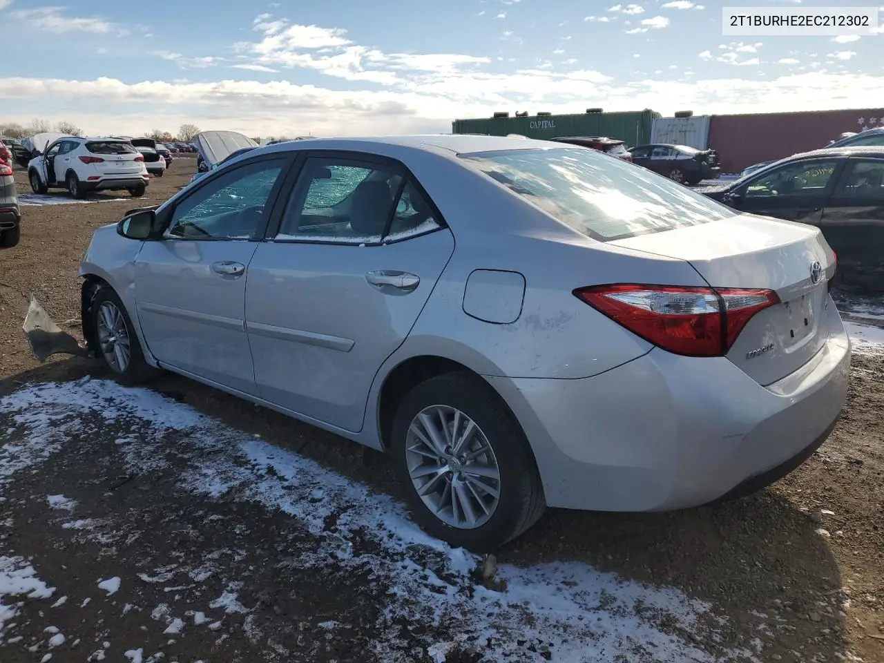 2T1BURHE2EC212302 2014 Toyota Corolla L