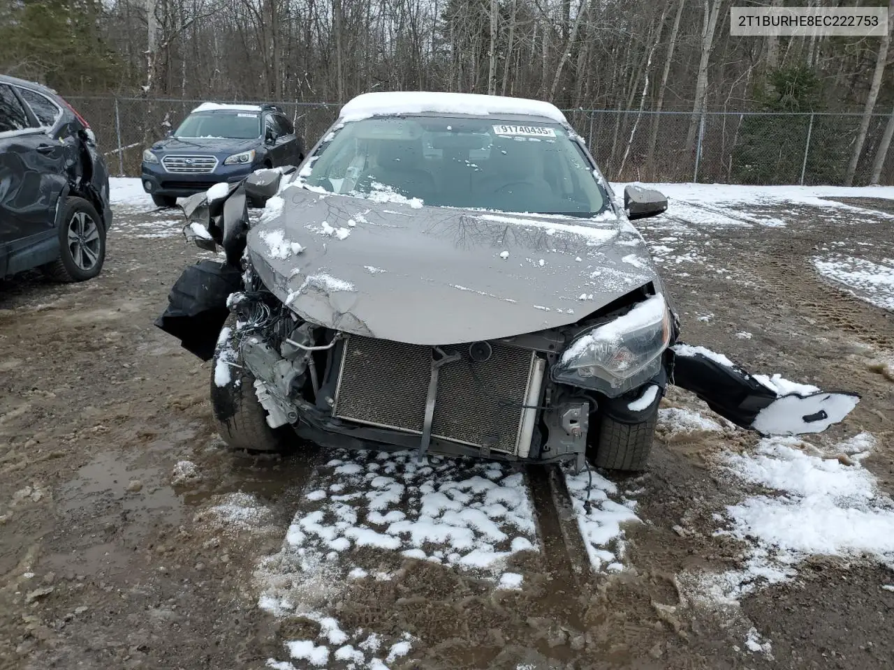 2T1BURHE8EC222753 2014 Toyota Corolla L