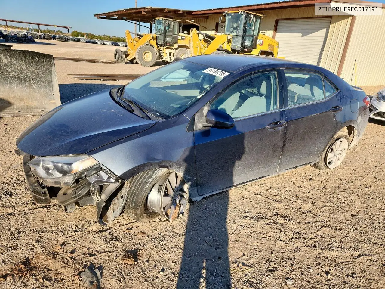 2T1BPRHE9EC017191 2014 Toyota Corolla Eco