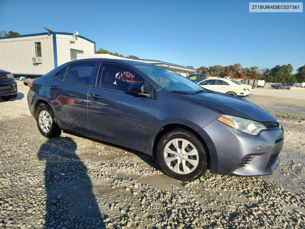 2T1BURHE8EC037361 2014 Toyota Corolla L