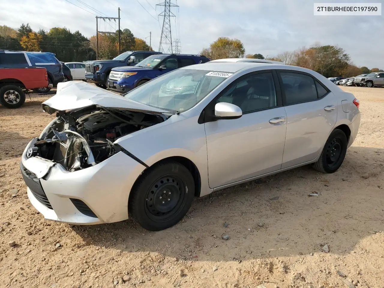 2T1BURHE0EC197590 2014 Toyota Corolla L