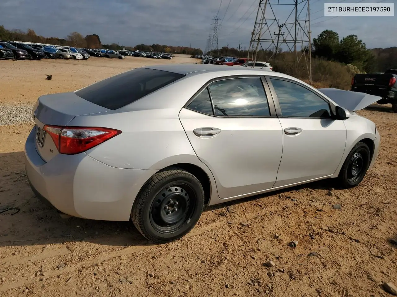 2T1BURHE0EC197590 2014 Toyota Corolla L