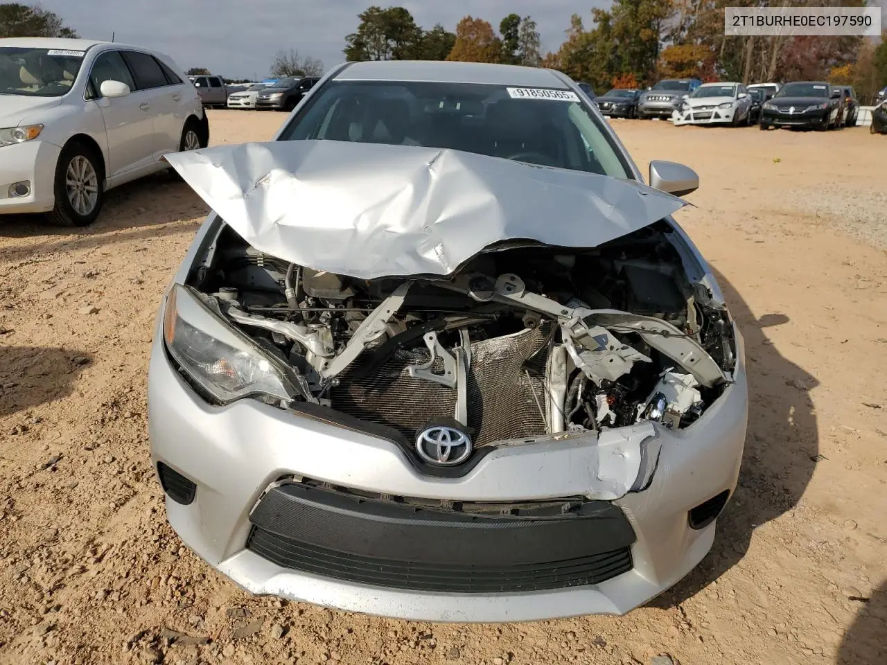 2T1BURHE0EC197590 2014 Toyota Corolla L