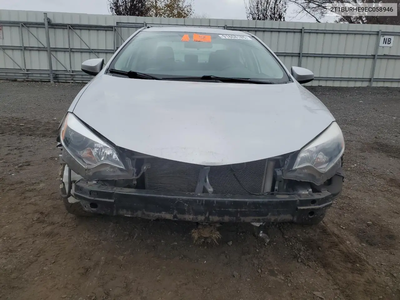 2T1BURHE9EC058946 2014 Toyota Corolla L