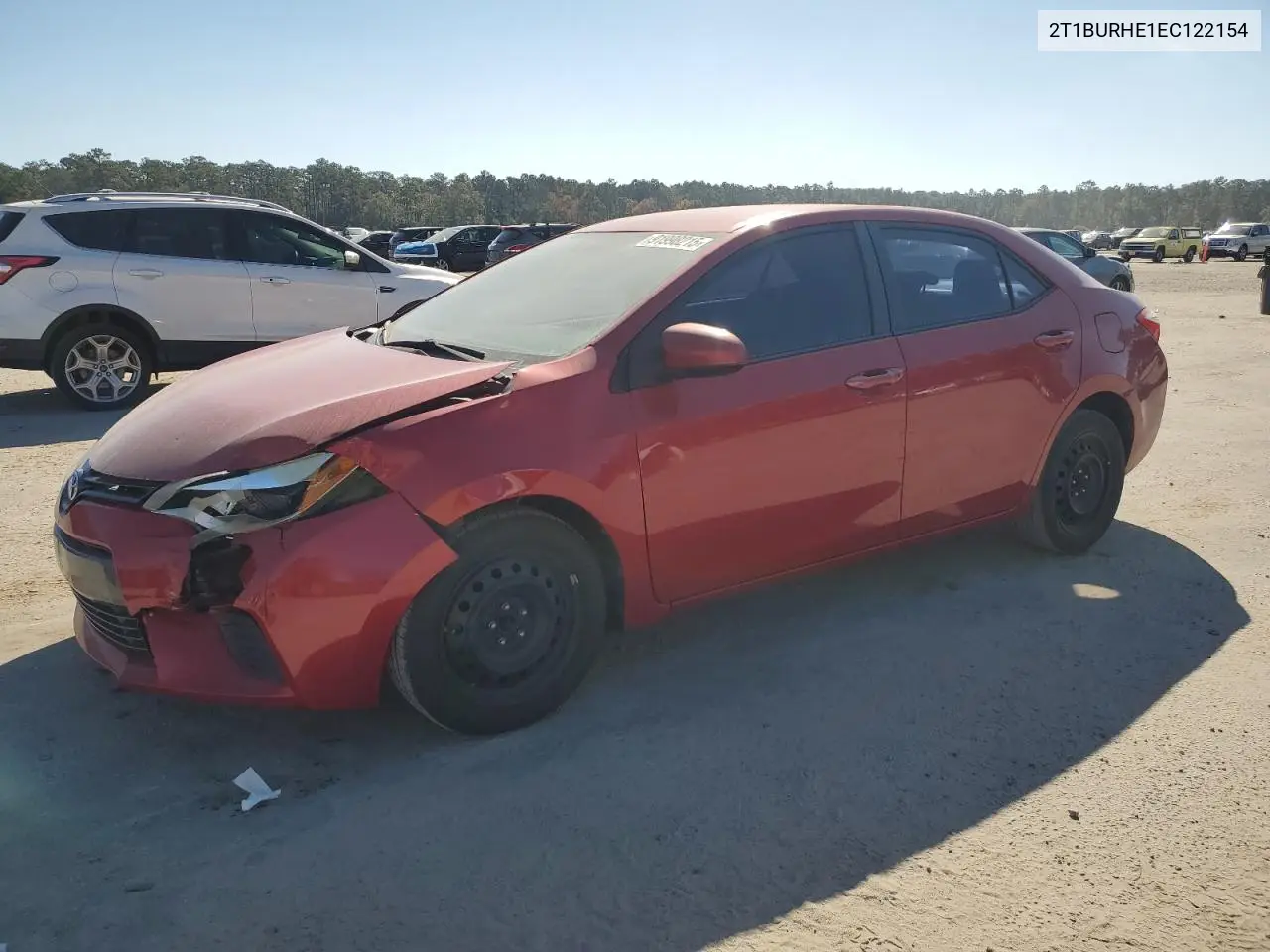 2T1BURHE1EC122154 2014 Toyota Corolla L