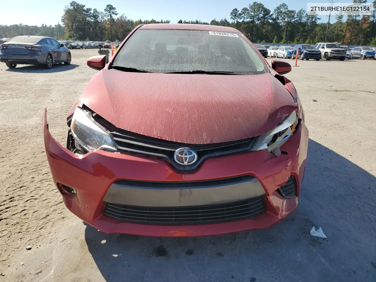 2T1BURHE1EC122154 2014 Toyota Corolla L