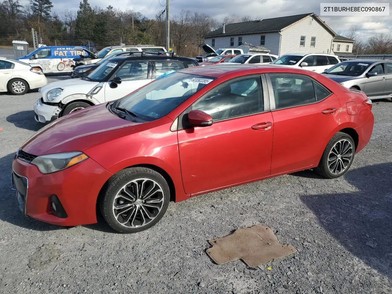 2T1BURHE8EC090867 2014 Toyota Corolla L
