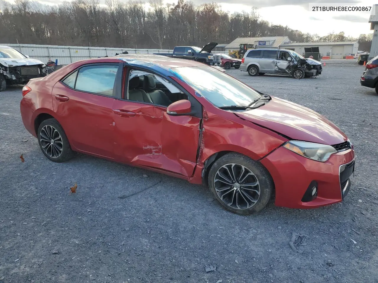 2T1BURHE8EC090867 2014 Toyota Corolla L