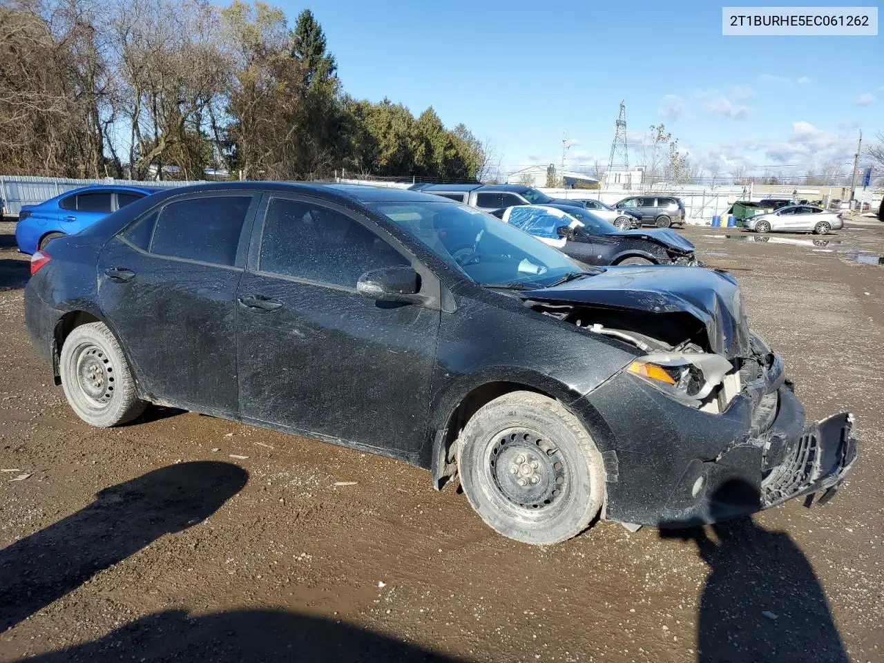 2T1BURHE5EC061262 2014 Toyota Corolla L