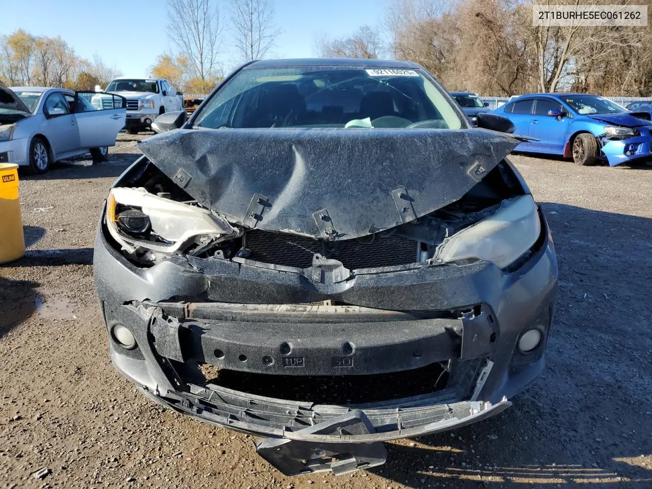 2T1BURHE5EC061262 2014 Toyota Corolla L