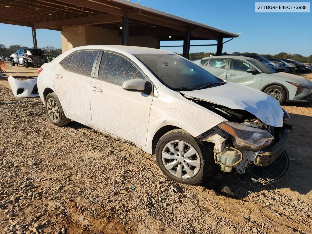 2T1BURHE4EC173888 2014 Toyota Corolla L