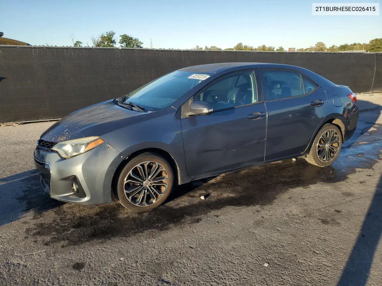 2T1BURHE5EC026415 2014 Toyota Corolla L