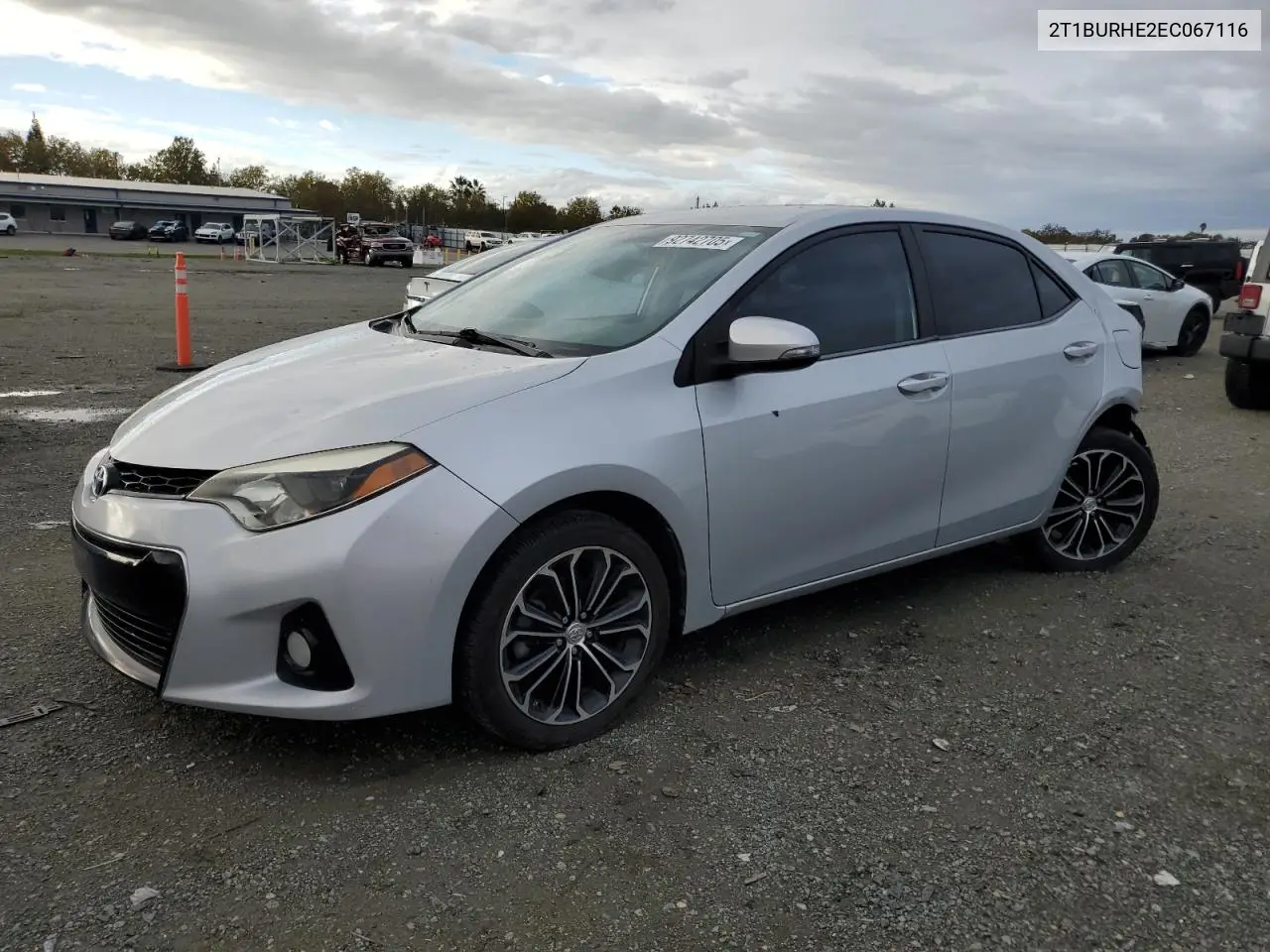 2T1BURHE2EC067116 2014 Toyota Corolla L