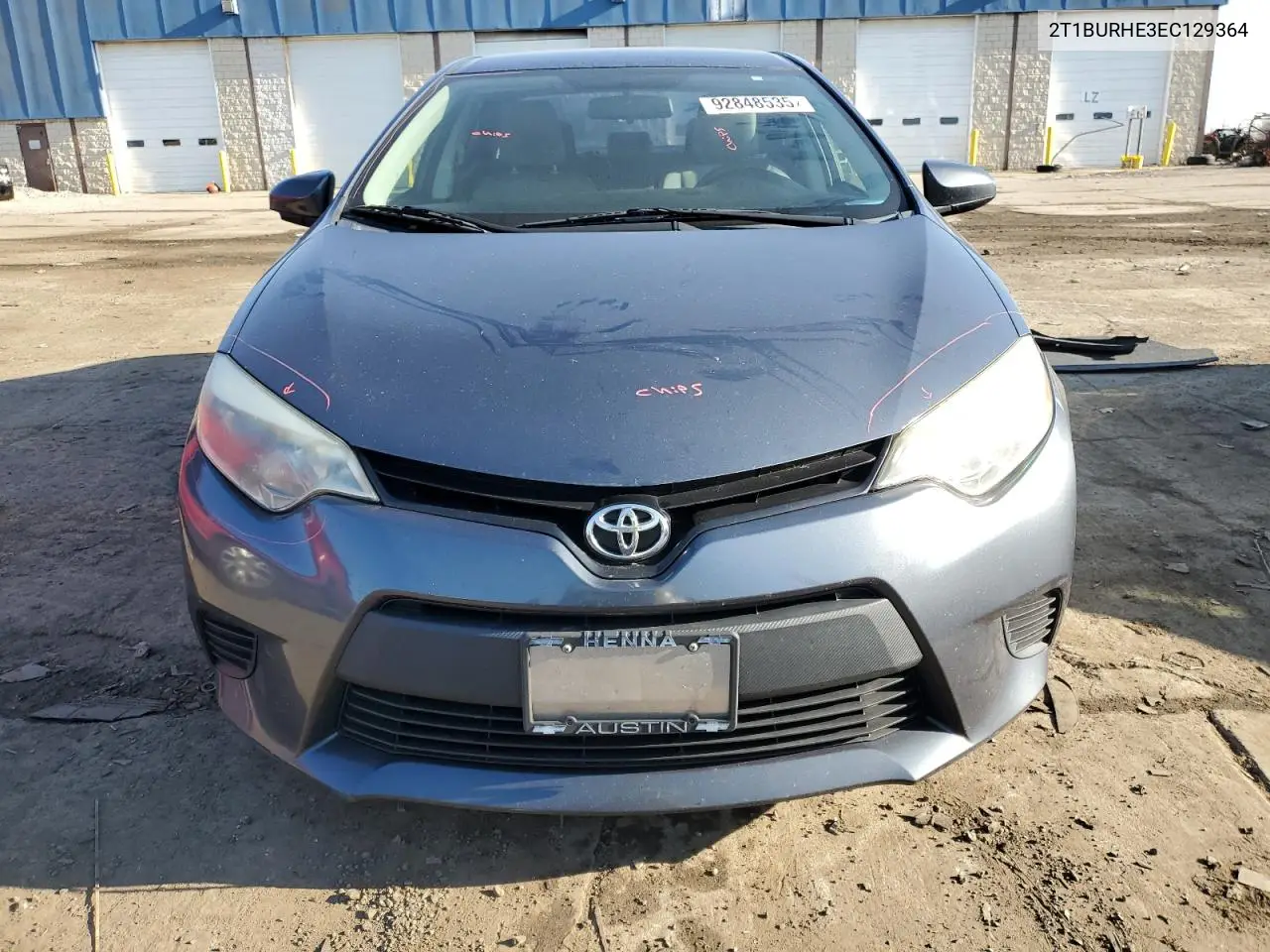2T1BURHE3EC129364 2014 Toyota Corolla L