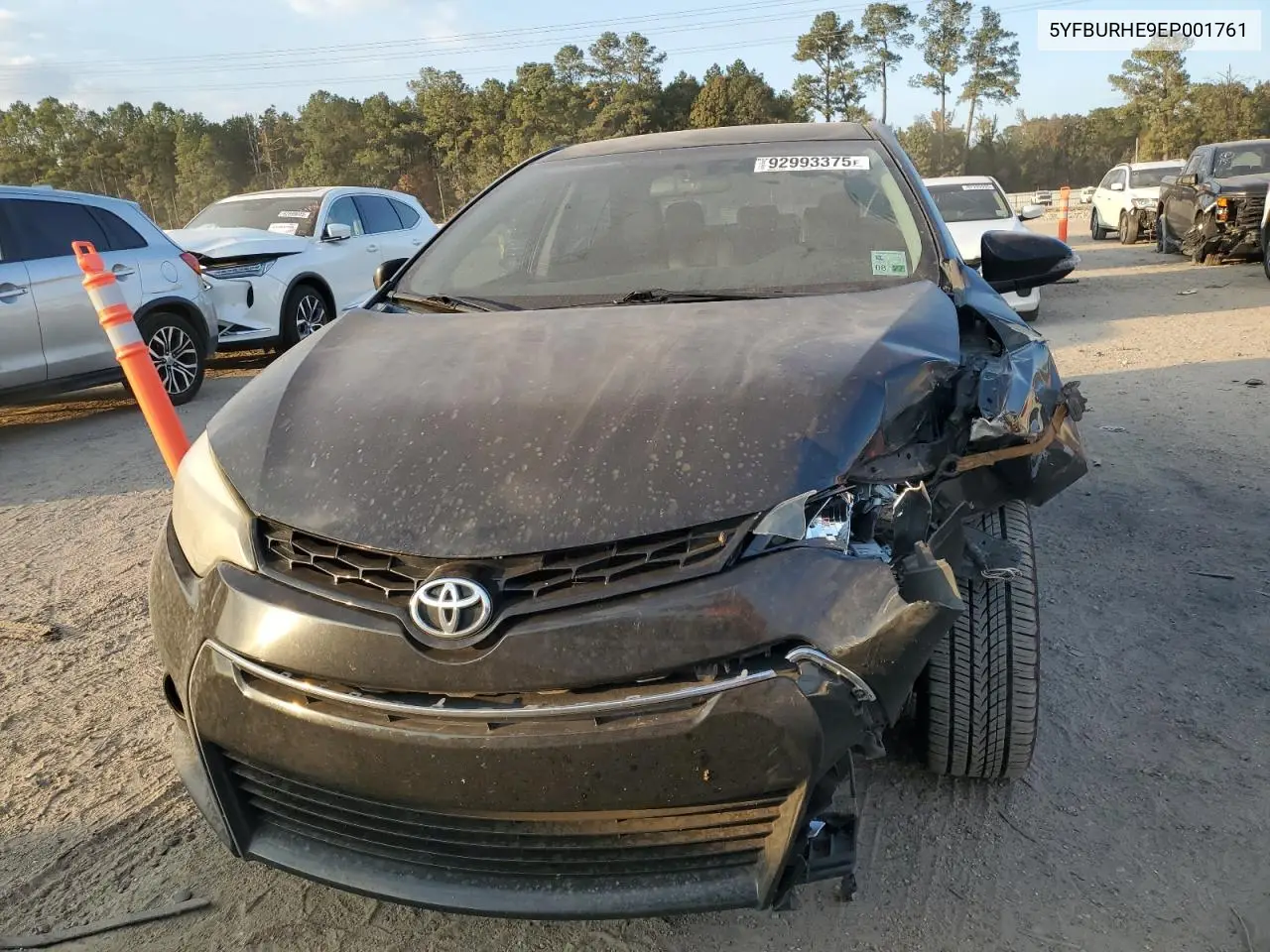5YFBURHE9EP001761 2014 Toyota Corolla L