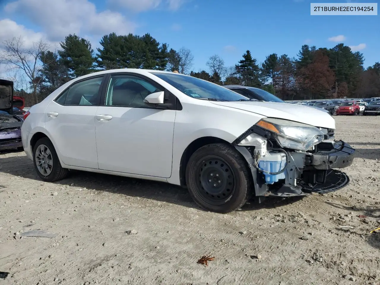 2T1BURHE2EC194254 2014 Toyota Corolla L
