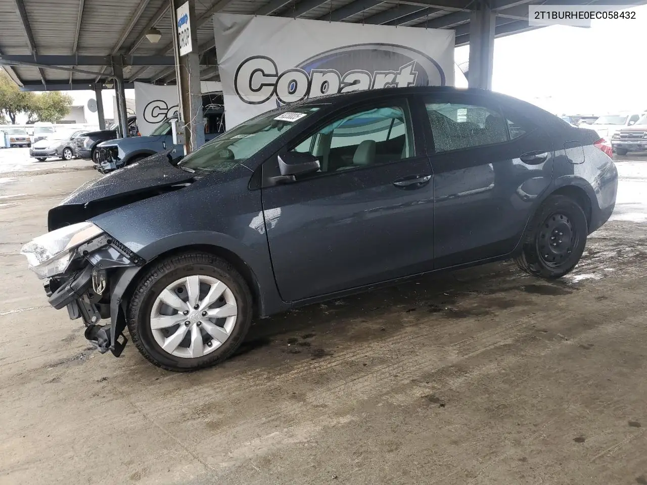 2T1BURHE0EC058432 2014 Toyota Corolla L