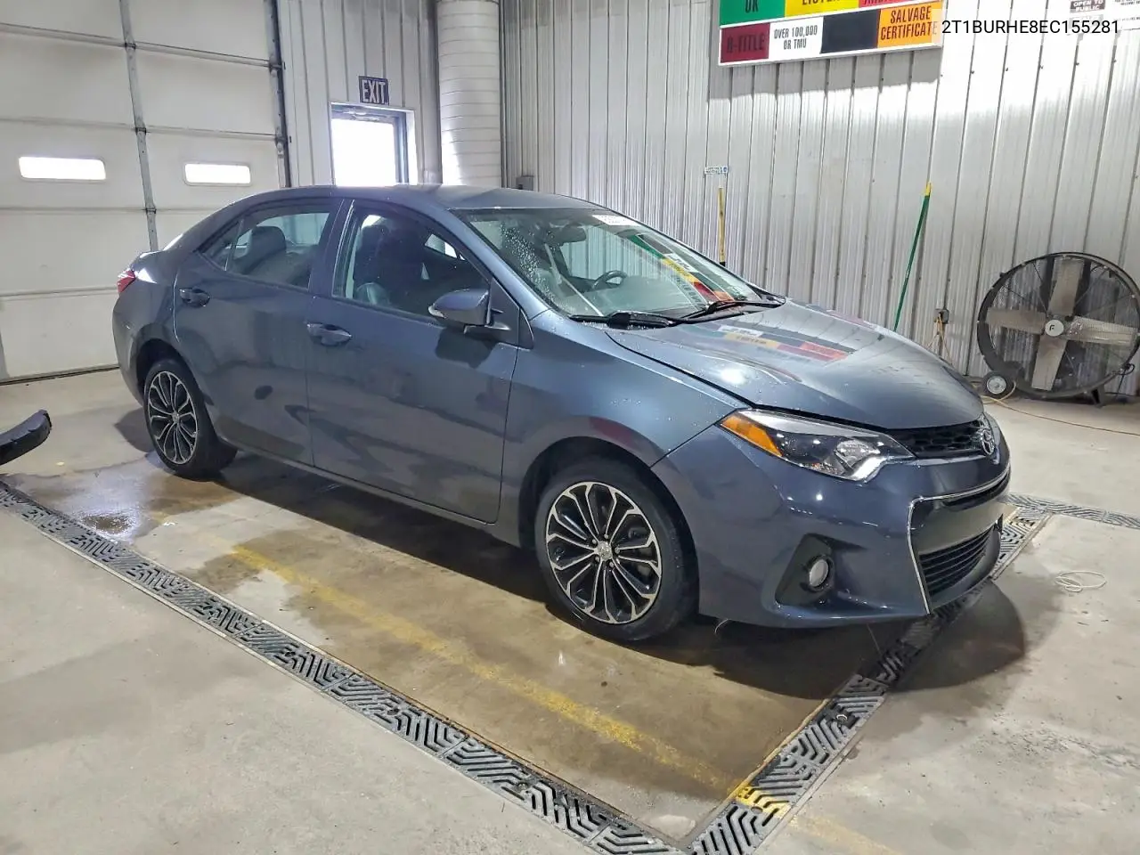 2T1BURHE8EC155281 2014 Toyota Corolla L