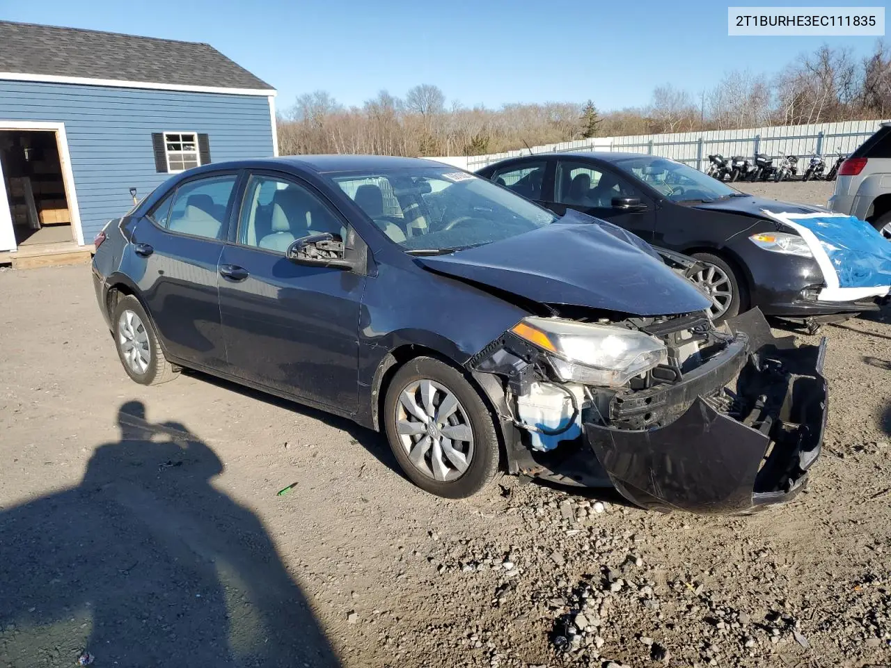 2T1BURHE3EC111835 2014 Toyota Corolla L