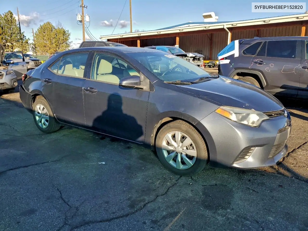 5YFBURHE8EP152820 2014 Toyota Corolla L