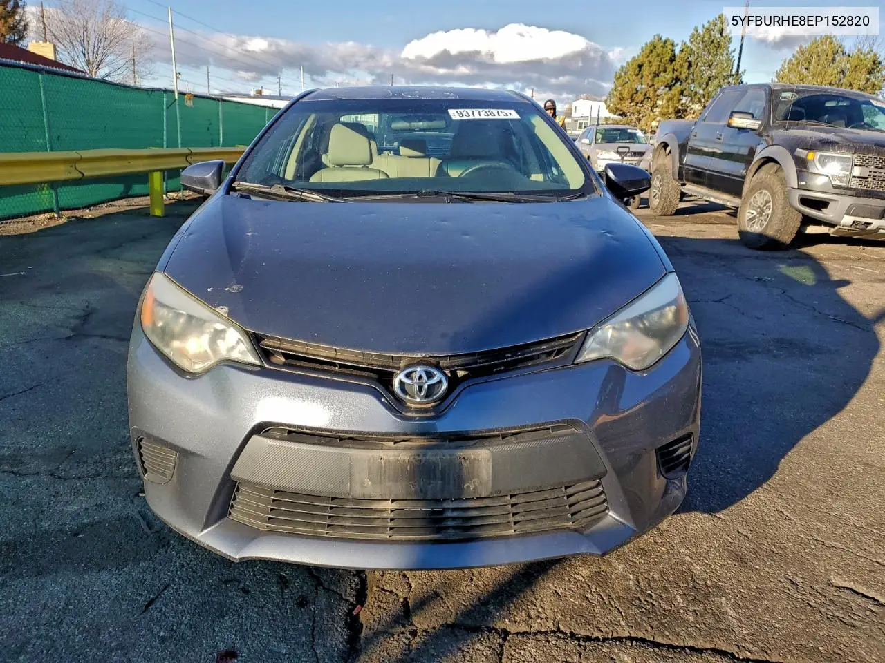 5YFBURHE8EP152820 2014 Toyota Corolla L