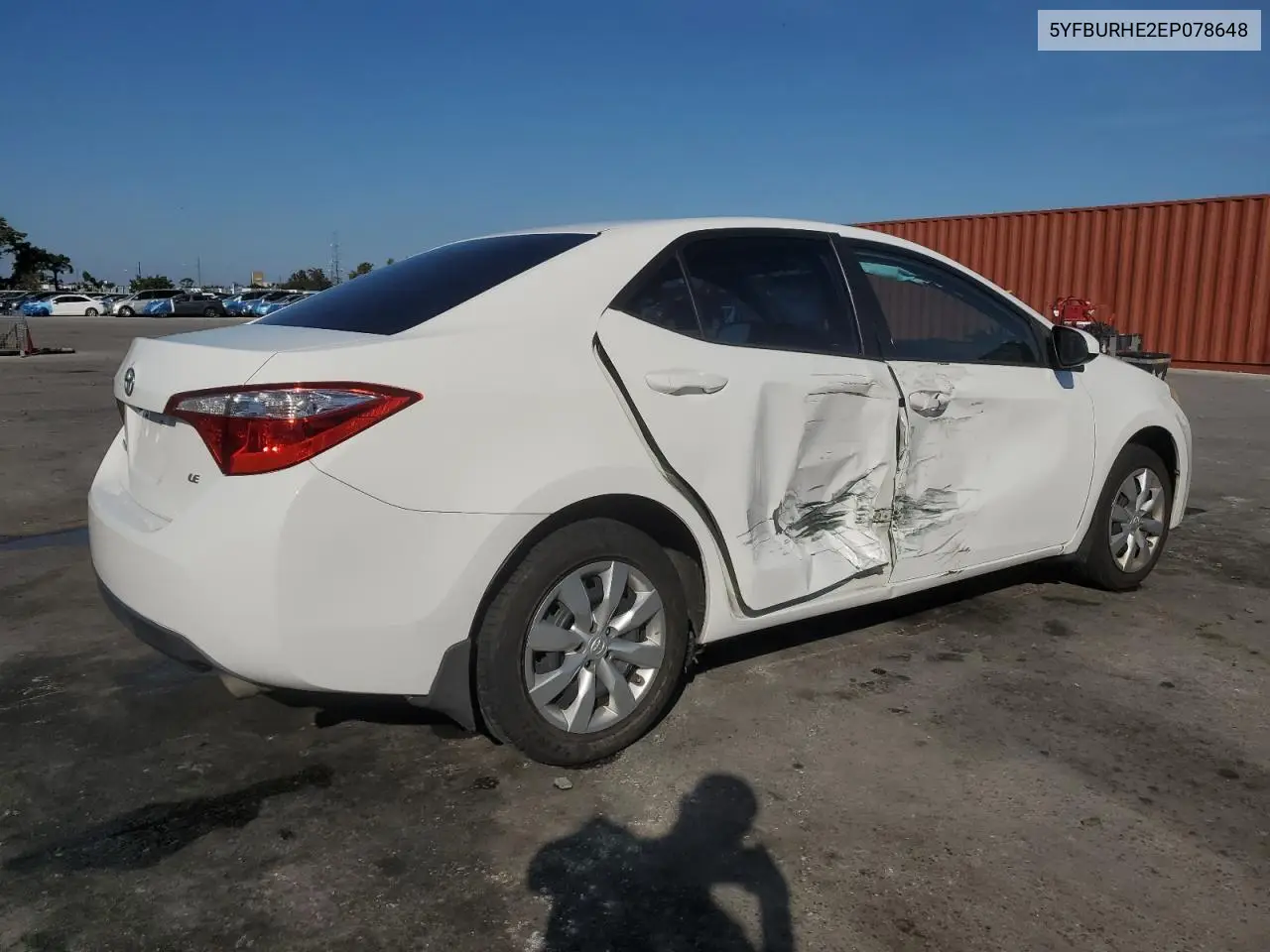 5YFBURHE2EP078648 2014 Toyota Corolla L