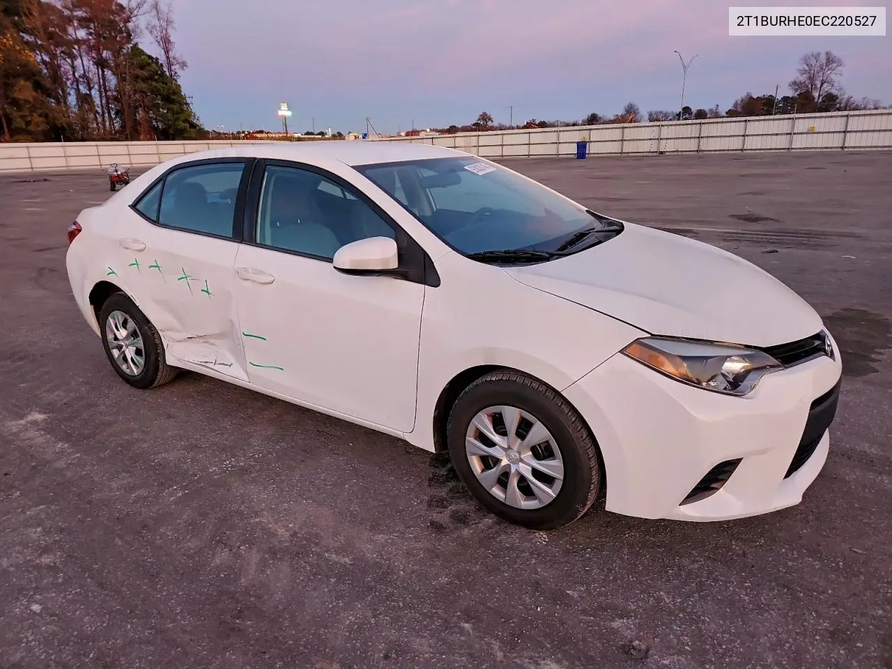 2T1BURHE0EC220527 2014 Toyota Corolla L